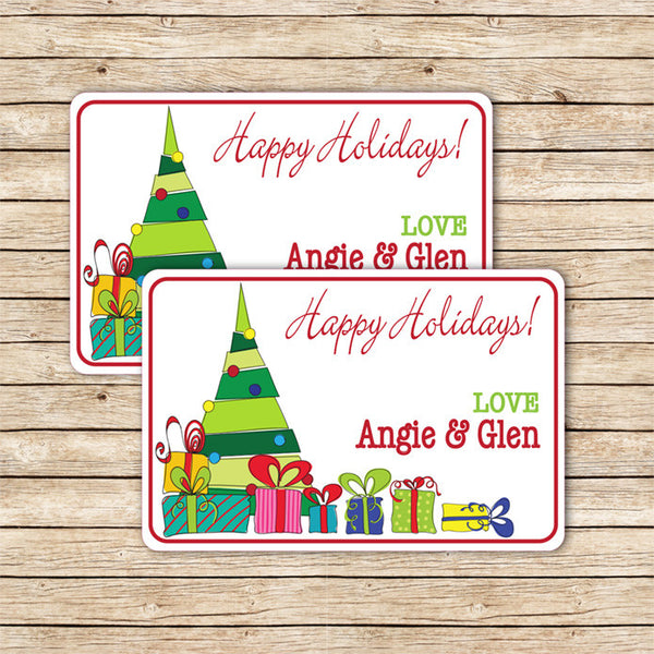Happy Holidays Christmas Tree and gifts - Love my Goodies